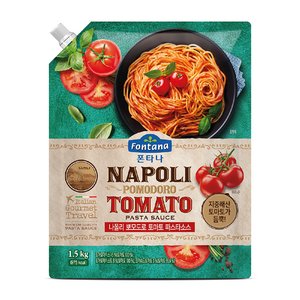 폰타나 나폴리 뽀모도로 파스타소스 1.5kg 1개 (8,200원/무료)