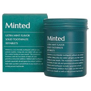 민티드 울트라 민트 고체치약 90p, 63g, 1개 (8,690원)