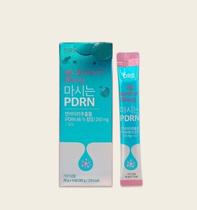 마시는 PDRN 고함량 250mg 피쉬콜라겐 히알루론산 엘라스틴 액상스틱 14포, 1개 (28,500원/무료)