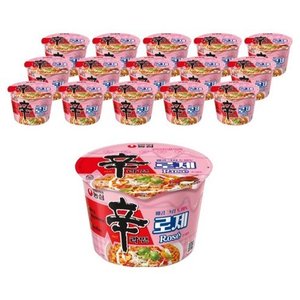 신라면 로제 큰사발면 108g, 16개 (13,680원) (무료)