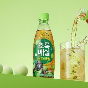 초록매실 스파클링 제로 350ml, 20개 (10,400원/무료)