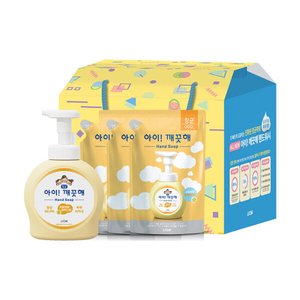 아이깨끗해 핸드워시 선물세트 본품 용기 490ml1개+리필 450ml 3개 (10,900원/무료)