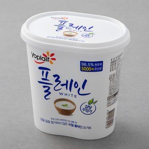 요플레 플레인 화이트, 900g, 1개 (5,980원)