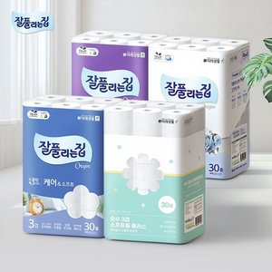 잘풀리는집 순수클로버 천연펄프 화장지 27m x 30롤 x 2팩 (18,395원) (무료)