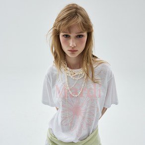 마르디메크르디 여성용 SLUB COTTON FLOWERMARDI TSHIRT (38,400원)