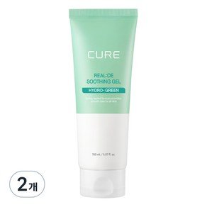 김정문알로에 라센스 로에 큐어 리알로에 수딩젤, 150ml, 2개 (7,830원)