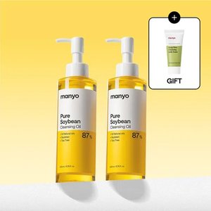 마녀공장 퓨어 소이빈 클렌징 오일 200ml 1+1 (+소다폼 20ml 증정) (19,740원/무료)