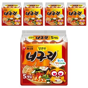농심 얼큰한 너구리 120g 25개 (17,270원) (무료)