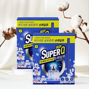 슈퍼딥큐 건조기시트 코튼브리즈 40매+40매 (9,750원/무료)