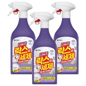 홈스타 락스와 세제 3X 폼 스프레이 후로랄 500ml, 3개 (7,490원) (무료)