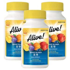 얼라이브 원스데일리 포맨 멀티비타민 30정 3개 (29,130원) (무료)
