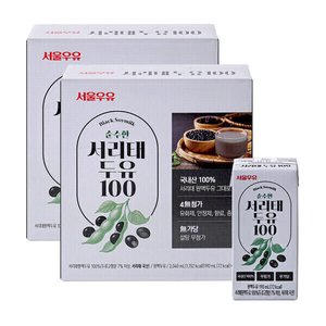 서울우유 순수한 서리태 두유 100 190ml 32팩 (19,450원/무배)