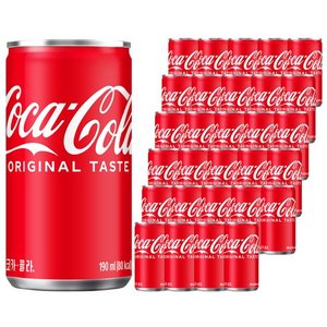 코카콜라 오리지널, 190ml, 30개 (13,200원)