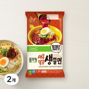 풀무원 새콤달콤 생쫄면 2인, 460g, 2개 (9,960원)