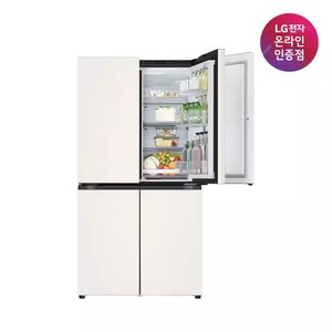 LG 디오스 AI 오브제컬렉션 냉장고 T876MEE111 1등급 870L 4도어(187만원/무료)