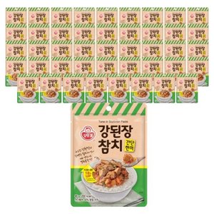 오뚜기 간단한끼 강된장 참치 파우치, 95g, 45개 (45,430원)
