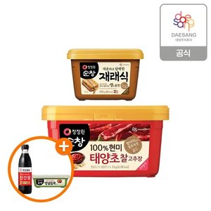 청정원 순창 찰고추장2kg+된장500g+쌈장200g+진간장500ml (12,960원) (무료)