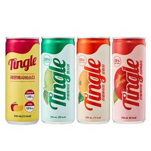 팅글 리얼에이드 골라담기 250ml 신비복숭아 청사과 오렌지 레몬애사비소다 30+30캔 (25,500원) (무료)