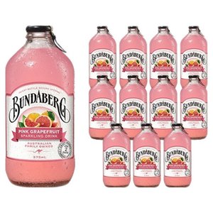 분다버그 핑크 그레이프푸르트 탄산음료, 375ml, 12개 (18,630원)