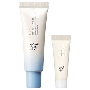 조선미녀 디럭스 세트 맑은쌀 선크림 아쿠아프레쉬 50ml + 맑은쌀 선크림 10ml 세트, 1세트 (13,690원)