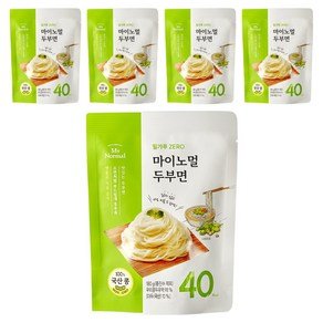 마이노멀 밀가루 ZERO 두부면, 180g, 5개 (12,440원)