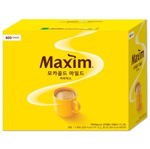 맥심 모카골드 커피믹스 400개입 (47,360원/무료)