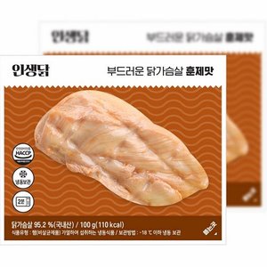 인생닭 부드러운 닭가슴살 훈제맛 100g, 30개 (47,910원/무료)
