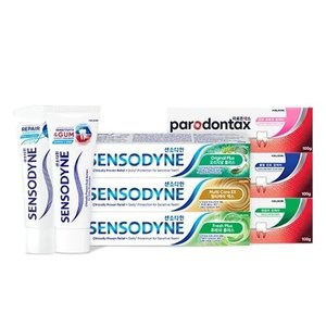 센소다인 오리지날 플러스 민감성 치약 100g 6개+구강키트 (19,860원) (무료)