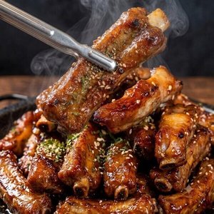 숯불 바베큐 쪽갈비 500g 3팩 (19,590원/무료)