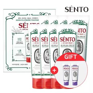 센토 구취케어 고불소치약 아쿠아민트향 120g 8개 + 잇몸케어치약 120g 2개 (16,930원/무료)