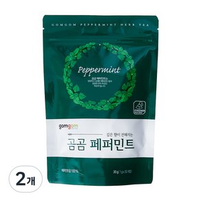 gomgom 곰곰 페퍼민트, 1g, 30개입, 2개 (11,990원)