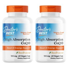 닥터스베스트 하이 앱솔션 CoQ10 100mg 베지 캡, 60정, 2개 (21,680원)