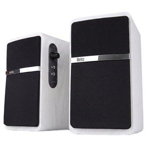 브리츠 우드 USB 데스크 2.0채널 PC 스피커, 화이트, BZ-N1 (19,240원)