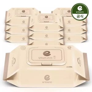 T day 앙블랑 아기물티슈 세이프 베이지 72매 10팩 (17,400원/무배)