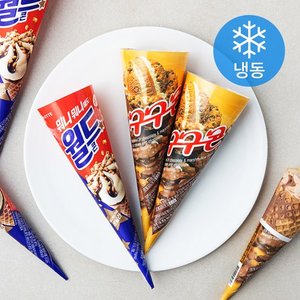 롯데웰푸드 월드콘 + 구구콘 세트 (냉동) (10,520원/무료)