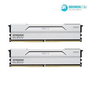 에센코어 클레브 DDR5-6000 CL30 BOLT V 화이트 AMD 패키지 서린 (32GB(16Gx2)) (615,500원/2,500원)