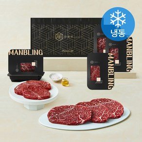 만블링 1++등급 한우 종합 선물세트 1호 (냉동), 1세트 (88,800원)