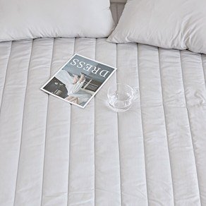 디오프 알러지케어 누빔 침대패드 고정밴드형, 밀크그레이 (27,450원)