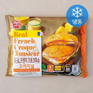 오뚜기 리얼 프렌치 크로크무슈 오리지널 4개입 (냉동), 520g, 1개 (6,610원)
