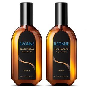 라온느 [비건뷰티] 라온느 블랙 아르간 헤어오일, 100ml, 2개 (11,860원)