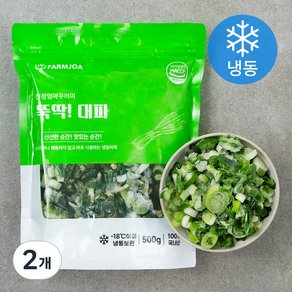 팜조아 친정엄마꾸러미 뚝딱 대파 (냉동), 500g, 2개 (6,980원)