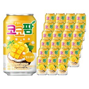 해태에이치티비 코코팜 망고코넛, 340ml, 24개 (12,510원)