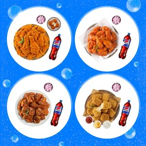 멕시카나 양념치킨+콜라1.25L (17,860원/무료)