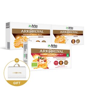 아코로얄 부스터 선물 세트 (프리미엄 로얄젤리 2500mg 2박스+유기농 로얄젤리 에너지샷 1박스) (쿠폰가 152,000원 / 무료)