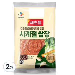 해찬들 사계절쌈장, 300g, 2개 (2,180원)
