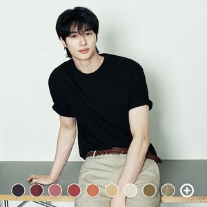 지오다노 코튼 저지 크루넥 반팔 티셔츠 (7,600원/무료)