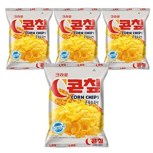 콘칲 크라운 C콘칲 군옥수수맛, 70g, 4개 (3,960원) (무료)
