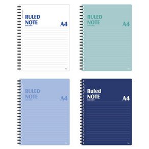 아이비스 A4 스프링 노트, 랜덤발송, 4개 (9,430원)