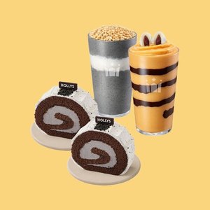할리스 28% 호감스무디R + 할리치노+롤케이크2 (18,990원/무배)