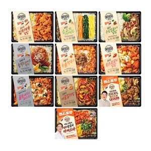 아워홈 온더고 간편 도시락 한식 양식 덮밥류 10팩세트(37,900원/무료)
